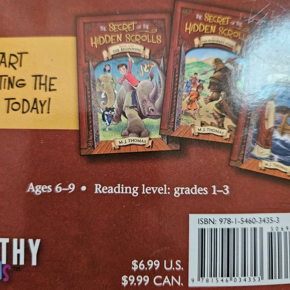 The Secret of the Hidden Scrolls Complete Series Set Books 1-9 M.J. Thomas